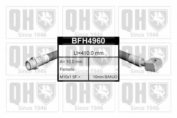 Quinton Hazell BFH4960 Brake Hose BFH4960