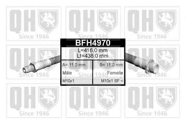 Quinton Hazell BFH4970 Brake Hose BFH4970
