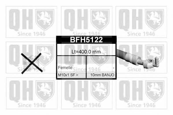 Quinton Hazell BFH5122 Brake Hose BFH5122