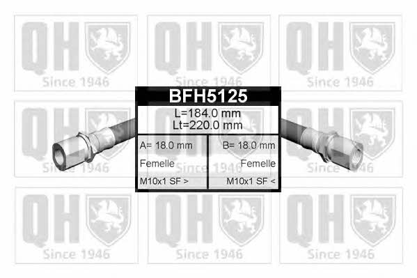 Quinton Hazell BFH5125 Brake Hose BFH5125