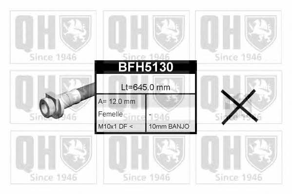 Quinton Hazell BFH5130 Brake Hose BFH5130