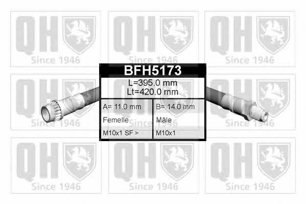 Quinton Hazell BFH5173 Brake Hose BFH5173