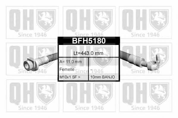 Quinton Hazell BFH5180 Brake Hose BFH5180