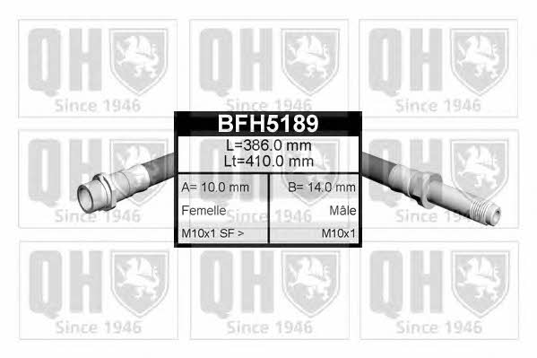 Quinton Hazell BFH5189 Brake Hose BFH5189