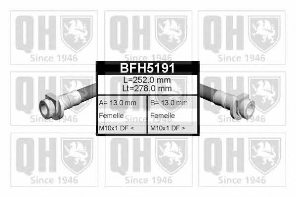 Quinton Hazell BFH5191 Brake Hose BFH5191