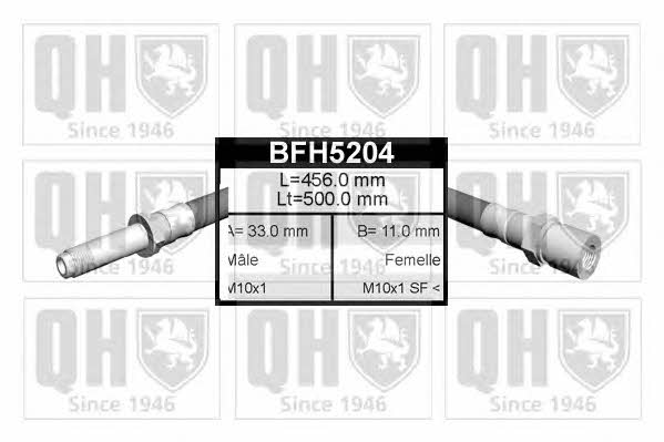 Quinton Hazell BFH5204 Brake Hose BFH5204