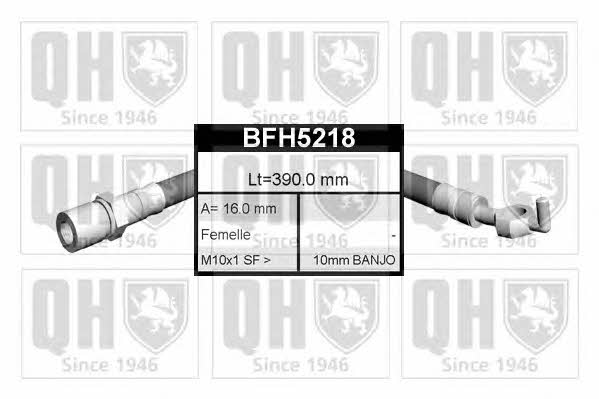 Quinton Hazell BFH5218 Brake Hose BFH5218