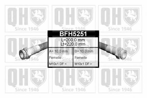 Quinton Hazell BFH5251 Brake Hose BFH5251
