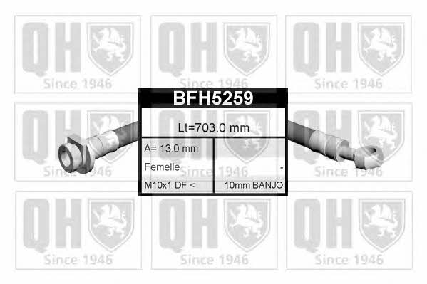 Quinton Hazell BFH5259 Brake Hose BFH5259