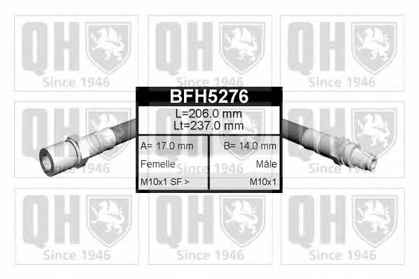 Quinton Hazell BFH5276 Brake Hose BFH5276