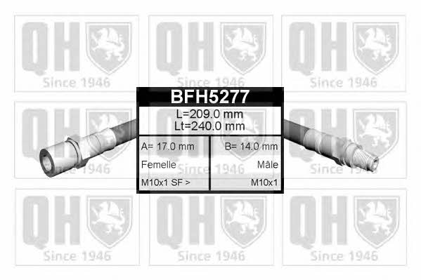 Quinton Hazell BFH5277 Brake Hose BFH5277