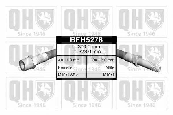 Quinton Hazell BFH5278 Brake Hose BFH5278