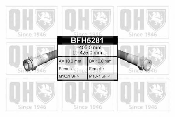 Quinton Hazell BFH5281 Brake Hose BFH5281