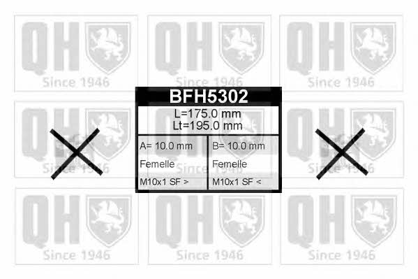 Quinton Hazell BFH5302 Brake Hose BFH5302