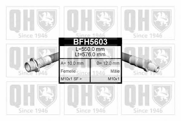 Quinton Hazell BFH5603 Brake Hose BFH5603