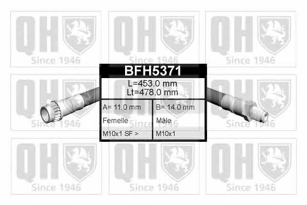 Quinton Hazell BFH5371 Brake Hose BFH5371