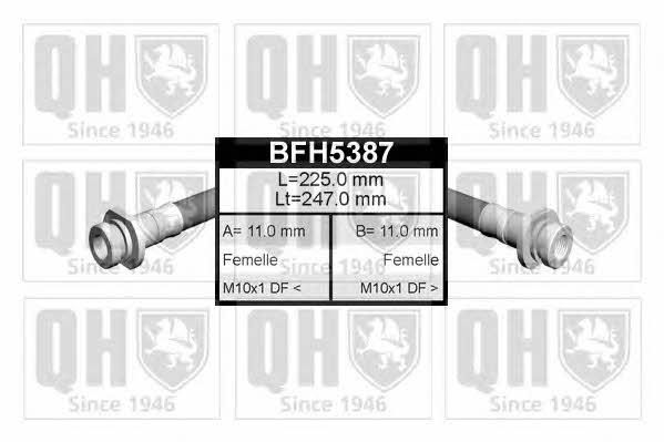 Quinton Hazell BFH5387 Brake Hose BFH5387