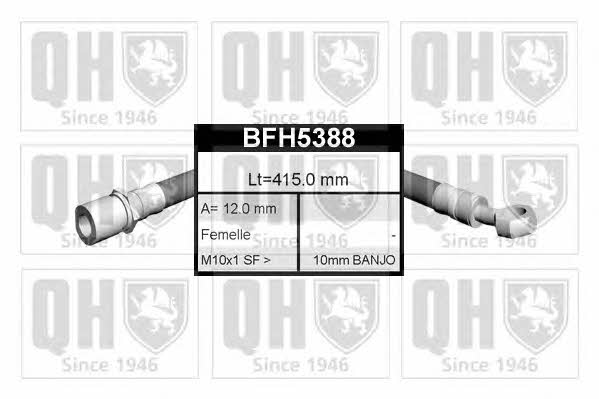 Quinton Hazell BFH5388 Brake Hose BFH5388