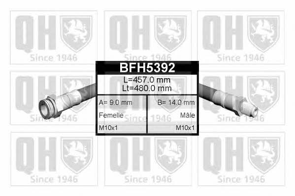 Quinton Hazell BFH5392 Brake Hose BFH5392