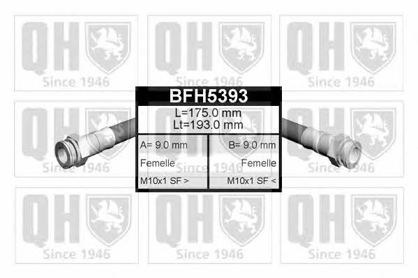 Quinton Hazell BFH5393 Brake Hose BFH5393