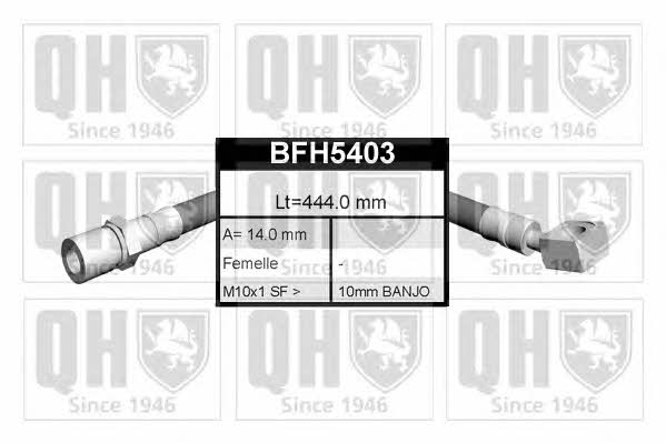 Quinton Hazell BFH5403 Brake Hose BFH5403