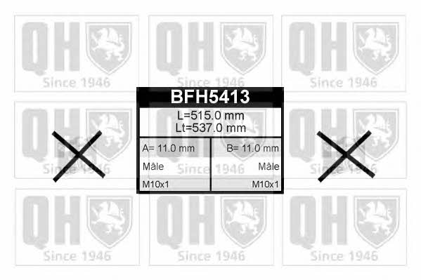 Quinton Hazell BFH5413 Brake Hose BFH5413