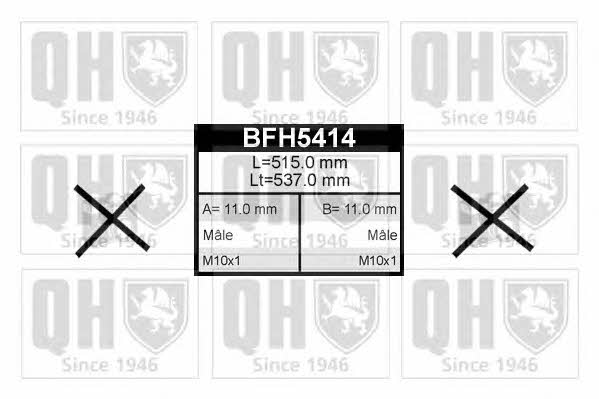 Quinton Hazell BFH5414 Brake Hose BFH5414