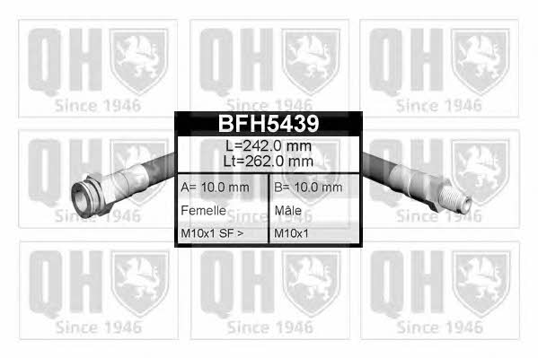 Quinton Hazell BFH5439 Brake Hose BFH5439