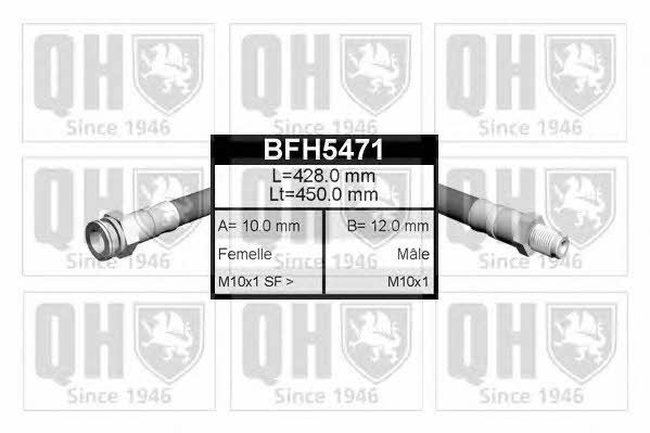Quinton Hazell BFH5471 Brake Hose BFH5471