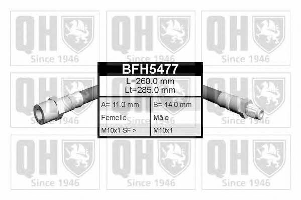 Quinton Hazell BFH5477 Brake Hose BFH5477