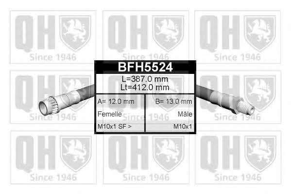 Quinton Hazell BFH5524 Brake Hose BFH5524