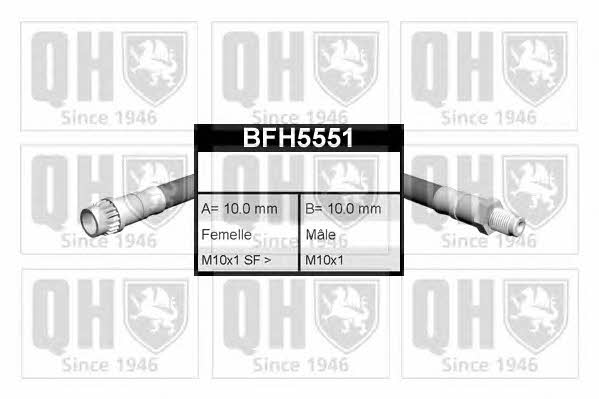 Quinton Hazell BFH5551 Brake Hose BFH5551