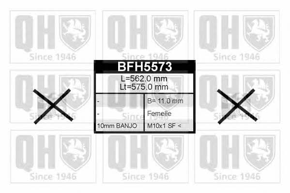Quinton Hazell BFH5573 Brake Hose BFH5573