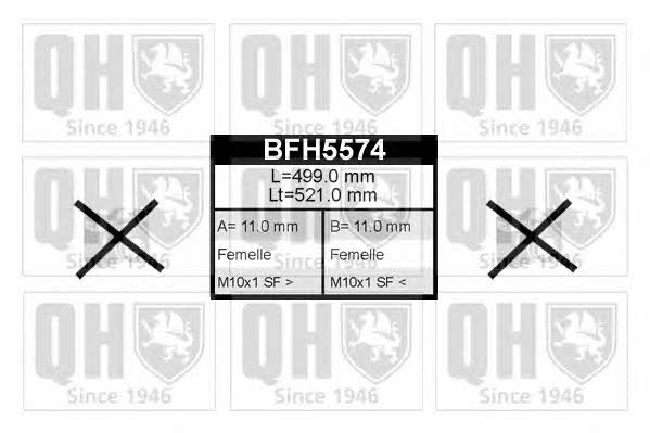 Quinton Hazell BFH5574 Brake Hose BFH5574