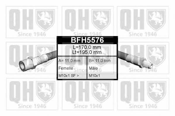 Quinton Hazell BFH5576 Brake Hose BFH5576