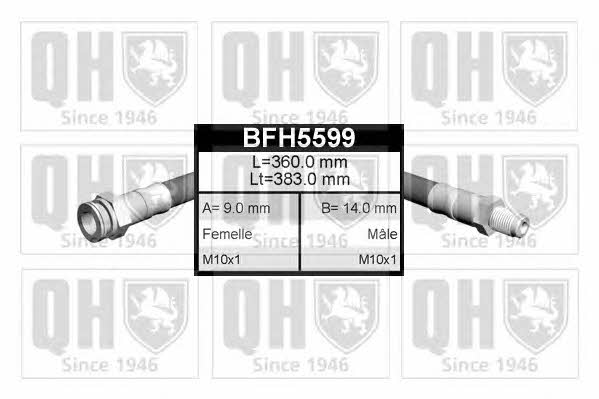 Quinton Hazell BFH5599 Brake Hose BFH5599