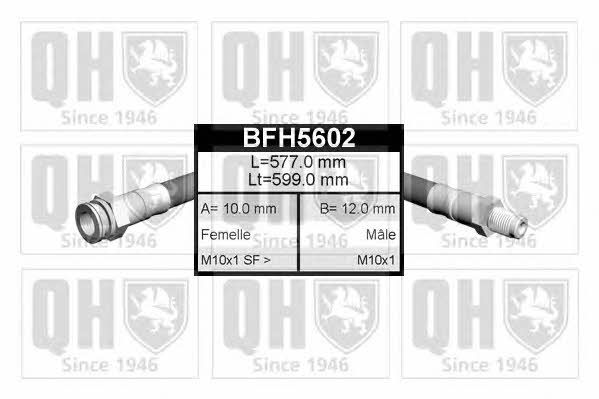 Quinton Hazell BFH5602 Brake Hose BFH5602