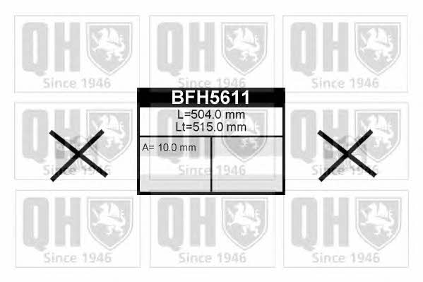 Quinton Hazell BFH5611 Brake Hose BFH5611