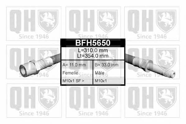 Quinton Hazell BFH5650 Brake Hose BFH5650