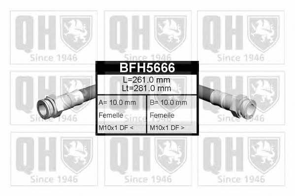 Quinton Hazell BFH5666 Brake Hose BFH5666