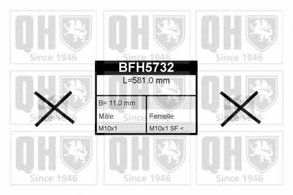 Quinton Hazell BFH5732 Brake Hose BFH5732