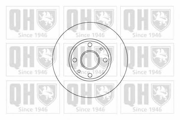 Quinton Hazell BDC3109 Unventilated front brake disc BDC3109