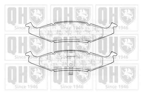 Quinton Hazell BP1034 Brake Pad Set, disc brake BP1034