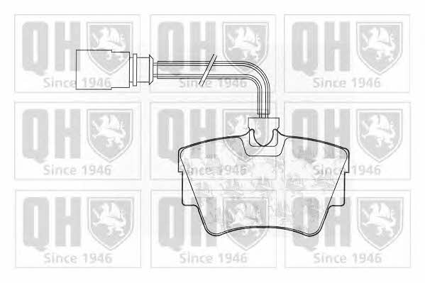 Quinton Hazell BP1050 Brake Pad Set, disc brake BP1050