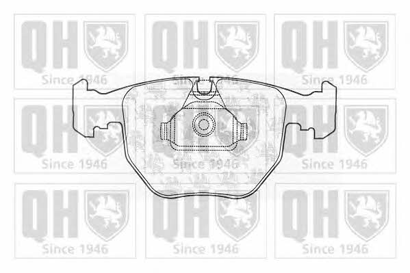 Quinton Hazell BP1052 Brake Pad Set, disc brake BP1052