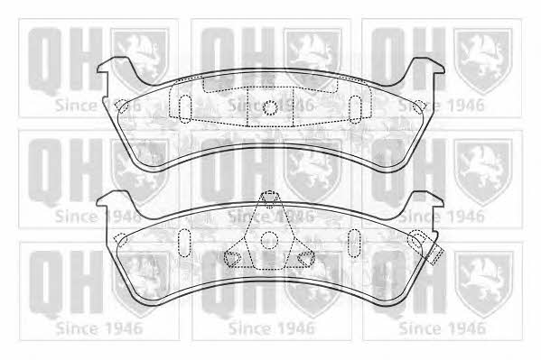 Quinton Hazell BP1058 Brake Pad Set, disc brake BP1058