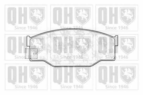 Quinton Hazell BP1155 Brake Pad Set, disc brake BP1155