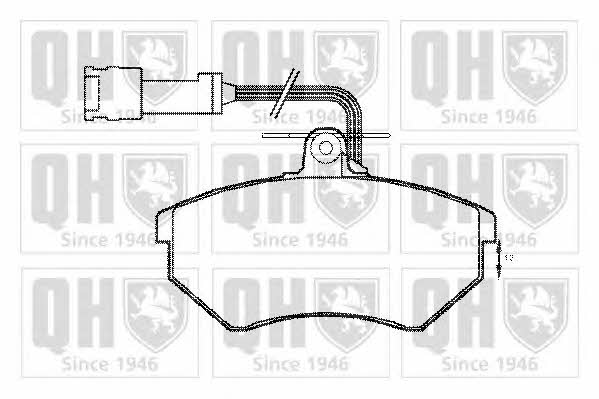 Quinton Hazell BP1157 Brake Pad Set, disc brake BP1157