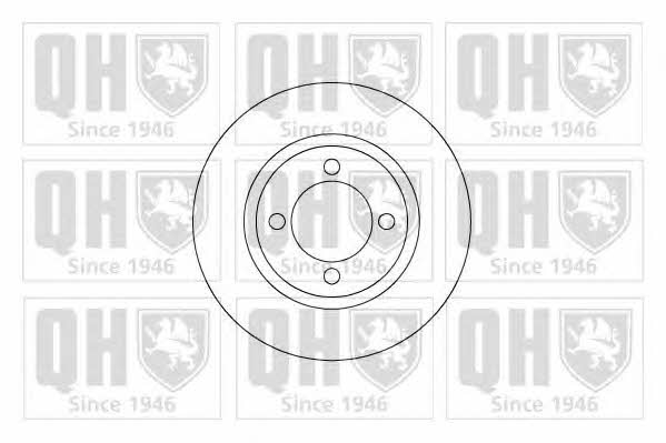 Quinton Hazell BDC3346 Unventilated front brake disc BDC3346