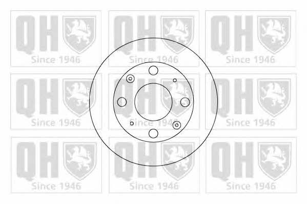 Quinton Hazell BDC3385 Unventilated front brake disc BDC3385